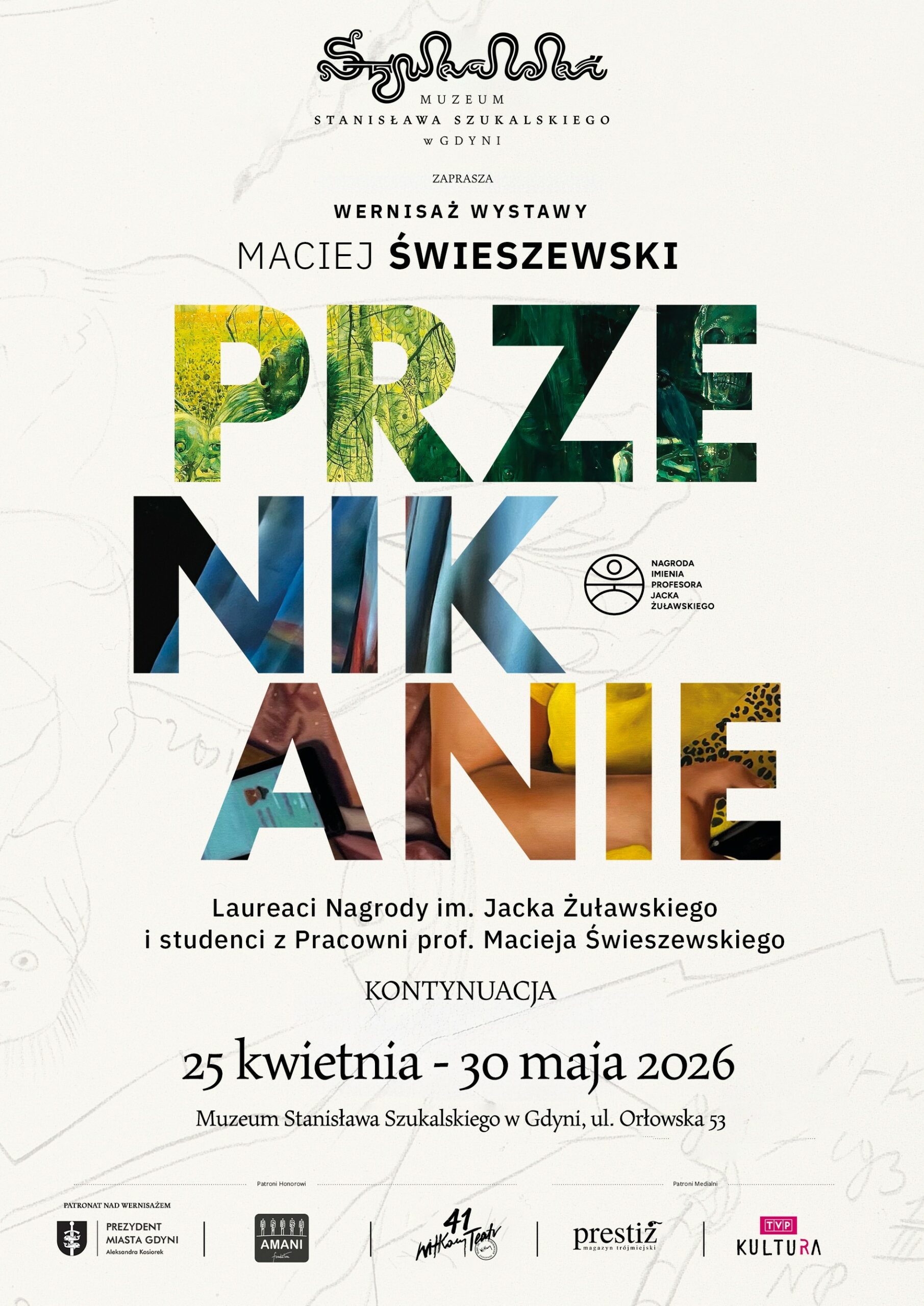 ,,Przenikanie – kontynuacja” – wystawa czasowa prof. Macieja Świeszewskiego wraz ze studentami