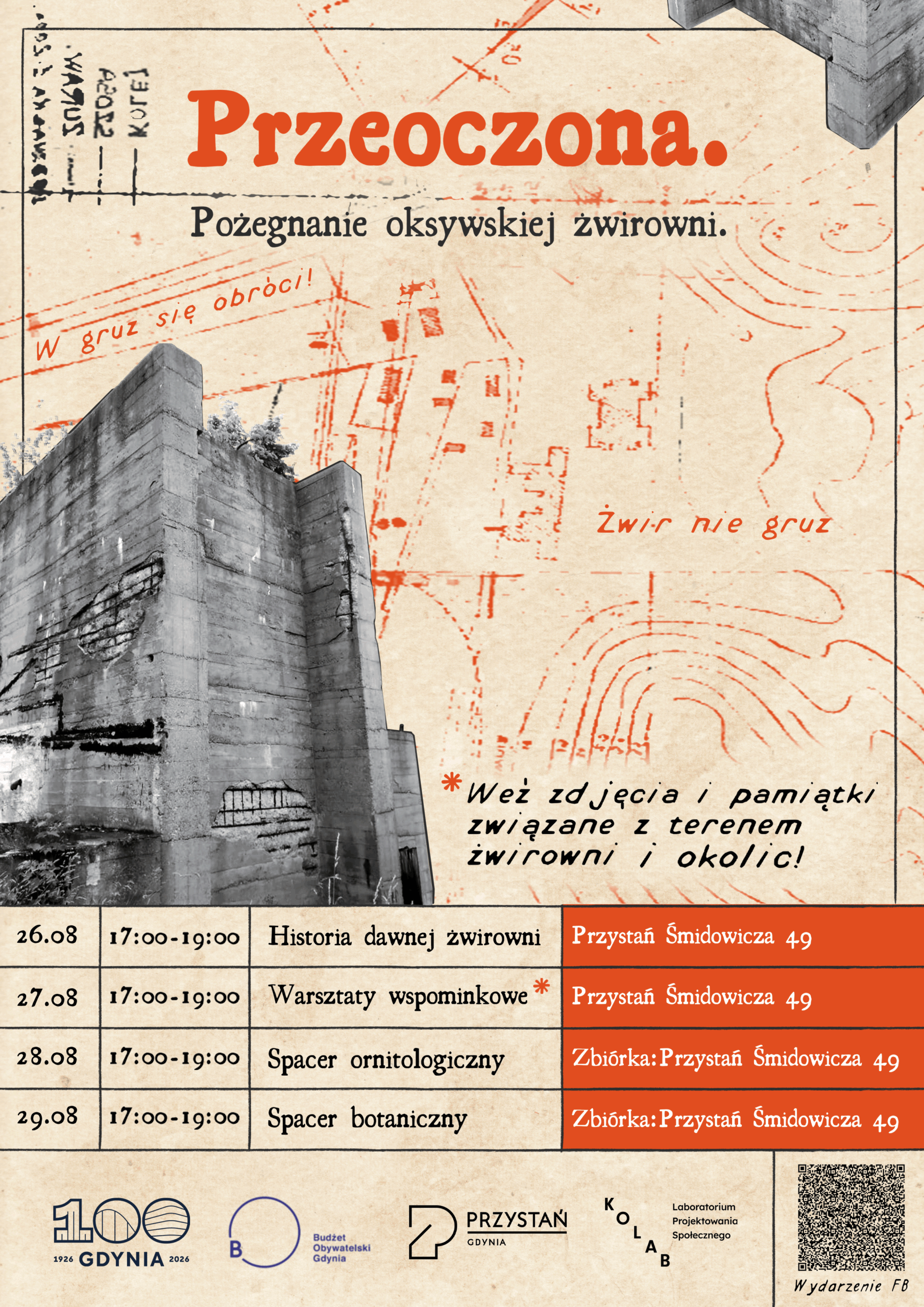 Historyczna żwirownia na Oksywiu. Spacery, wykłady, warsztaty